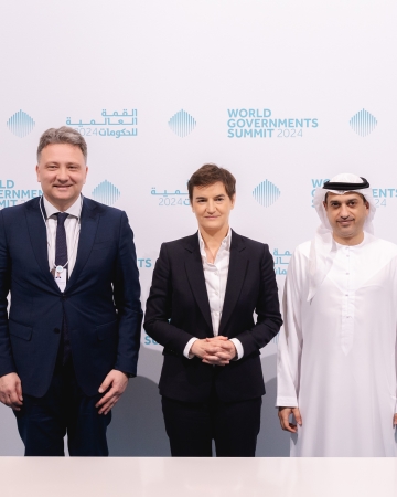 على هامش القمة العالمية للحكومات 2024... توقيع مذكرة تفاهم بين جمهورية صربيا ومجلس أبحاث التكنولوجيا المتطورة في دولة الإمارات لتشجيع استخدام نماذج الذكاء الاصطناعي "فالكون"