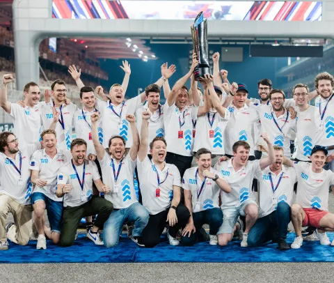 TUM Races to Victory at ASPIRE’s Inaugural Abu Dhabi Autonomous Racing League at Yas Marina Circuit